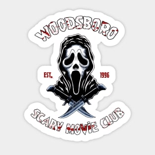 Woodsboro Scary Movie Club Sticker